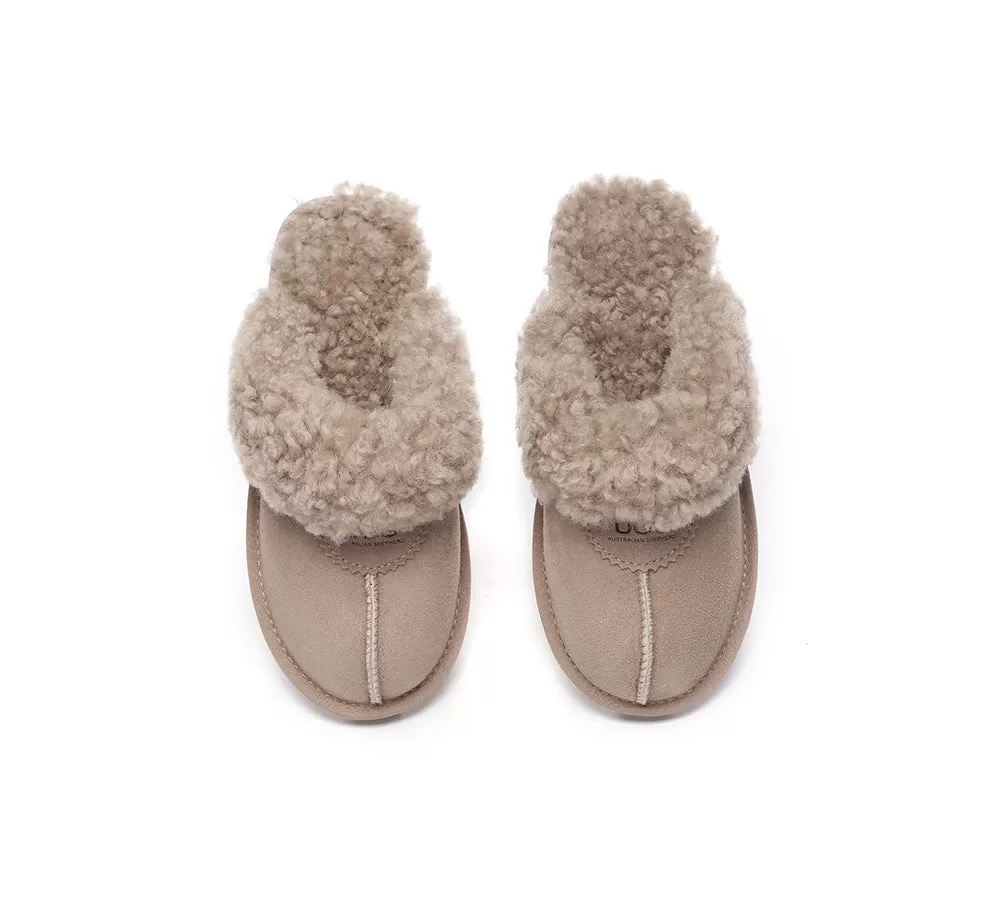 UGG AUSTRALIAN SHEPHERD Ugg Slipper Double Faced Sheepskin Waffle Curly