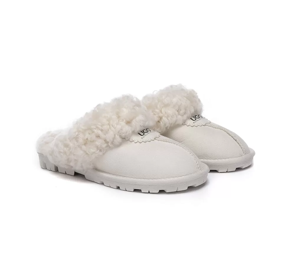 UGG AUSTRALIAN SHEPHERD Ugg Slipper Double Faced Sheepskin Waffle Curly