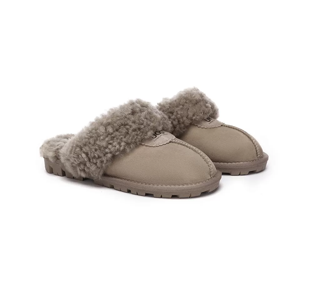 UGG AUSTRALIAN SHEPHERD Ugg Slipper Double Faced Sheepskin Waffle Curly