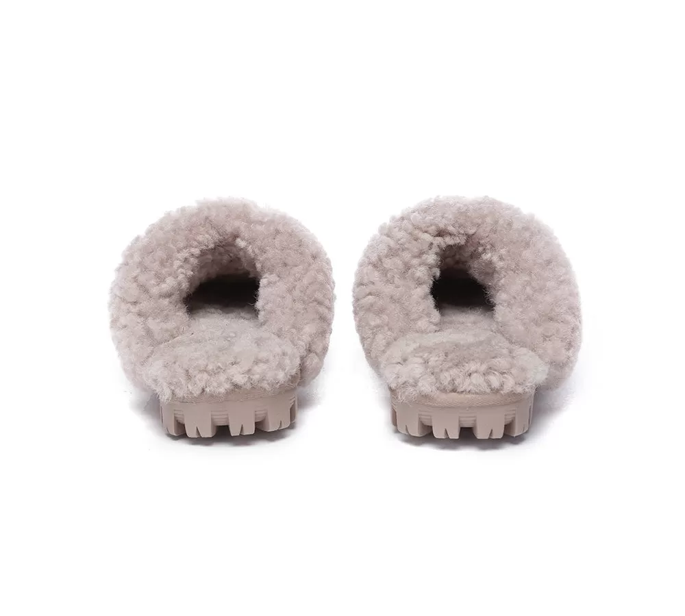 UGG AUSTRALIAN SHEPHERD Ugg Slipper Double Faced Sheepskin Waffle Curly