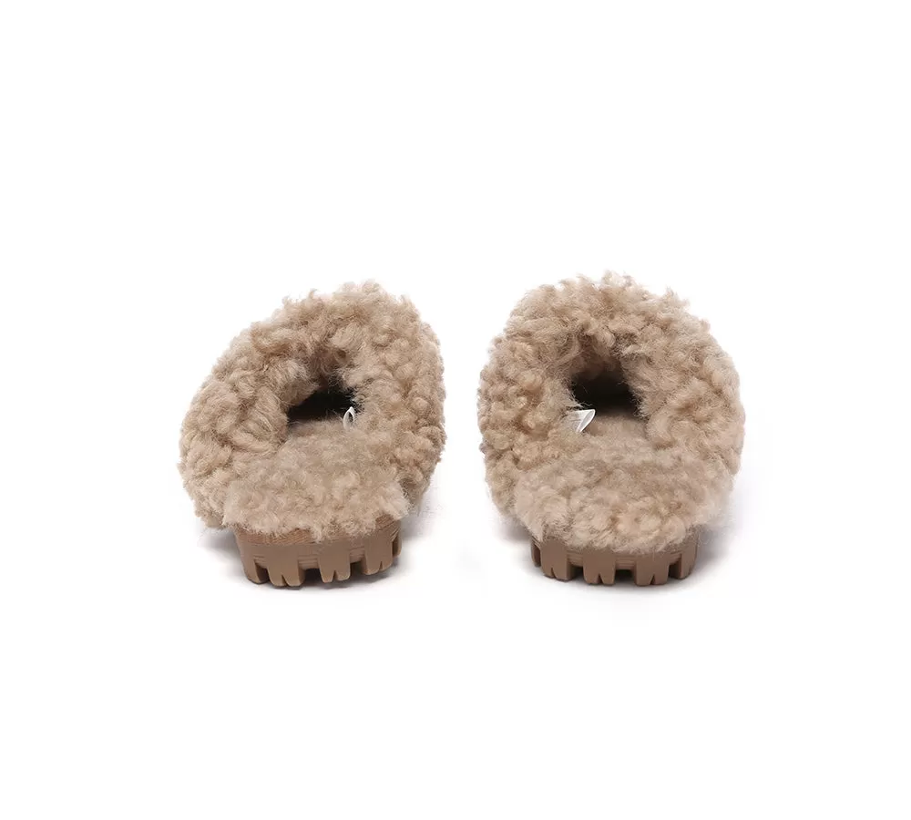 UGG AUSTRALIAN SHEPHERD Ugg Slipper Double Faced Sheepskin Waffle Curly