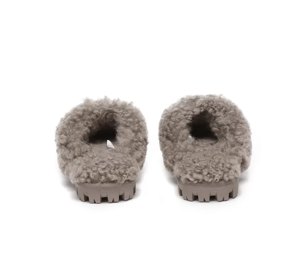 UGG AUSTRALIAN SHEPHERD Ugg Slipper Double Faced Sheepskin Waffle Curly