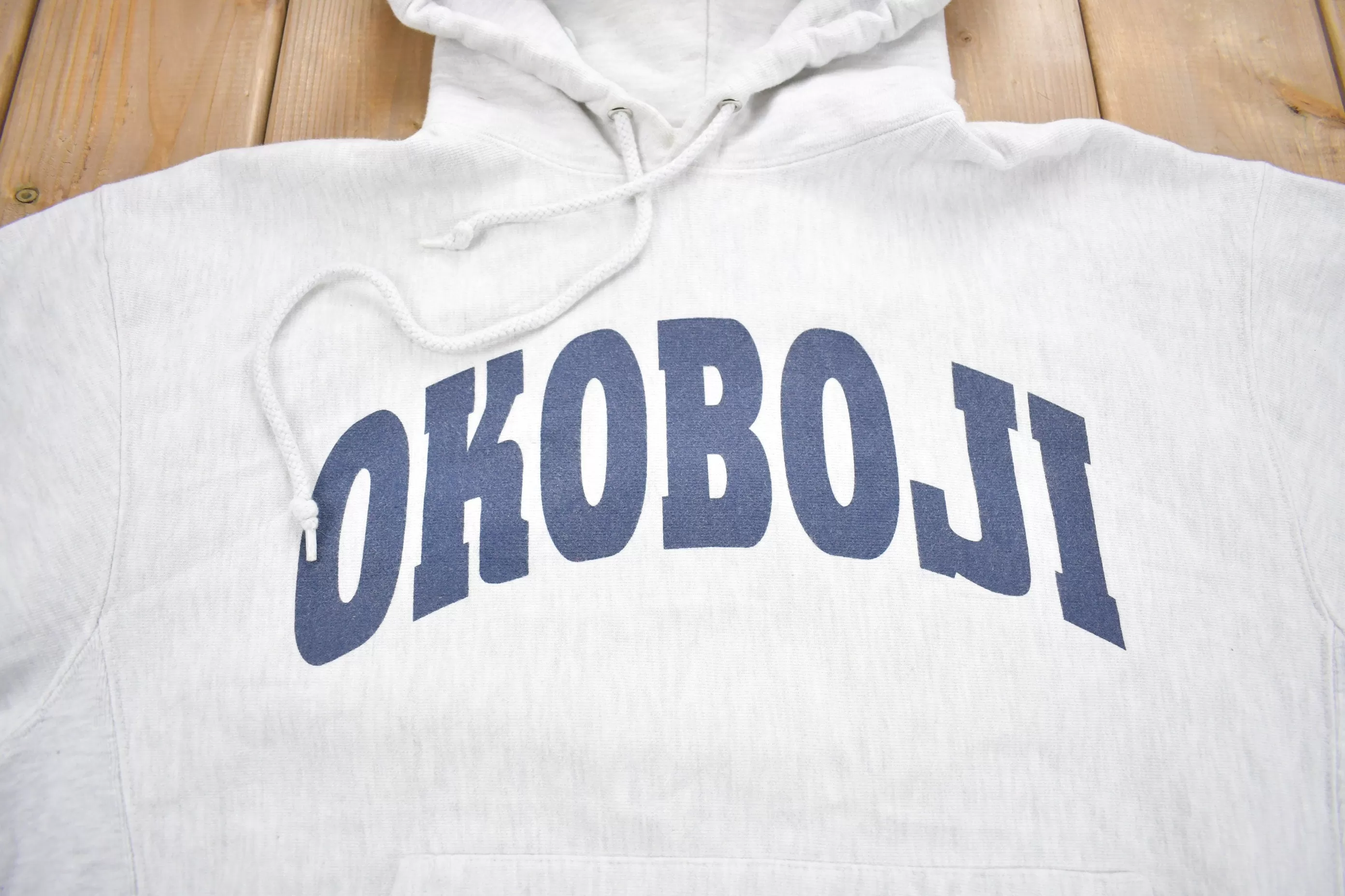 Vintage 1990s Lake Okoboji Champion Reverse Weave Hoodie / Vintage Champion / Okoboji Hoodie / Streetwear / Sportswear