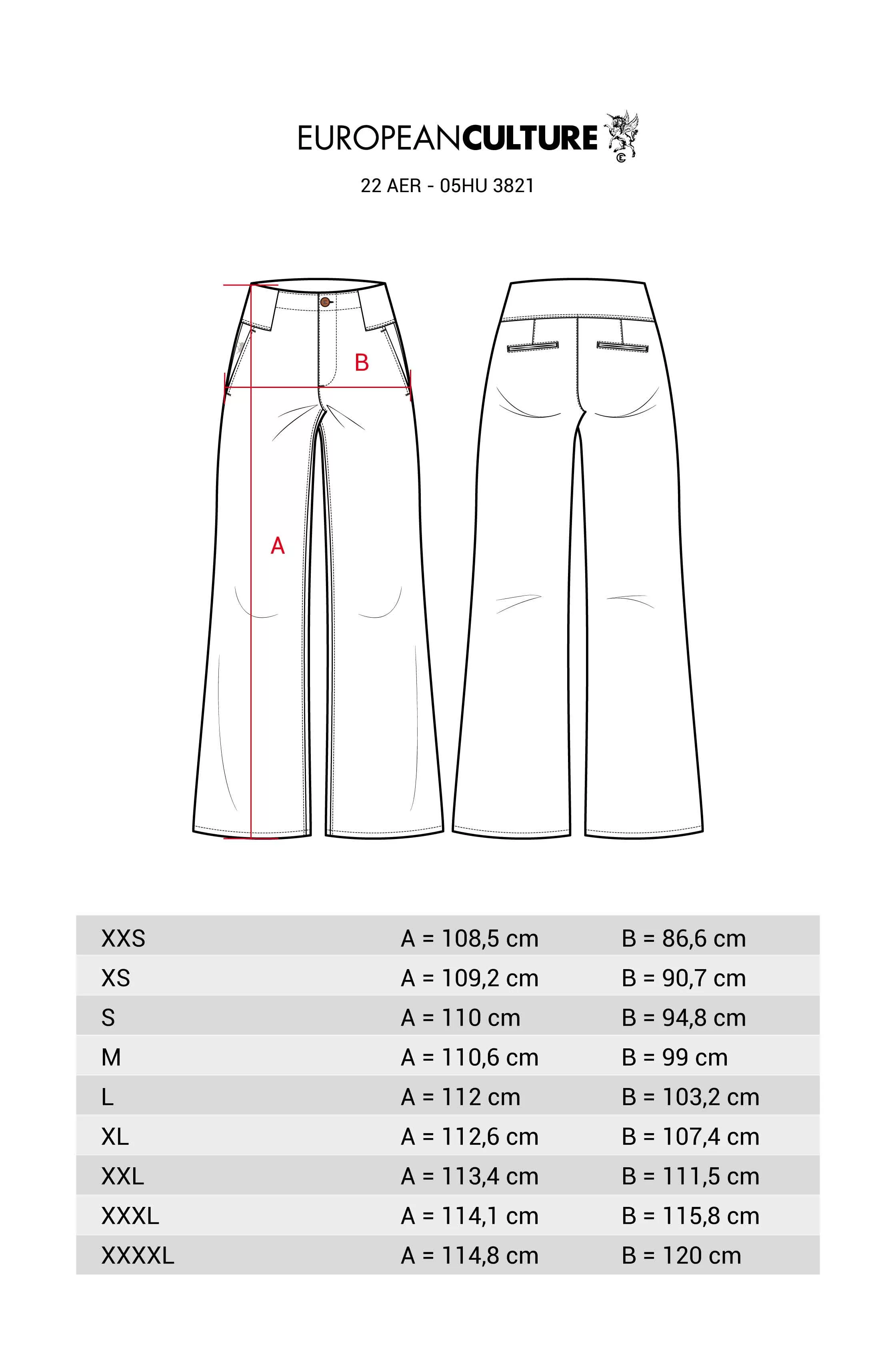 Wide-Leg Denim Trousers Garment Dyed 05HU 3821